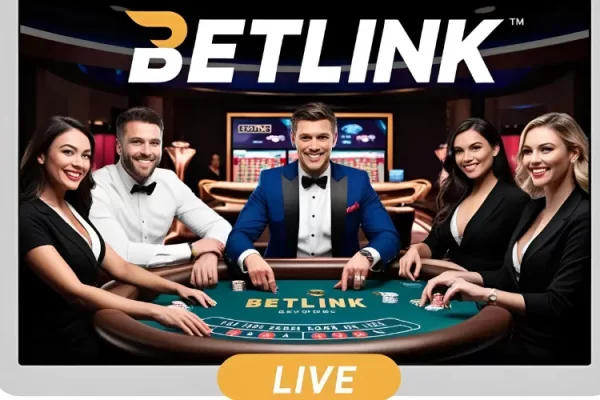 Betlink live dealer games interface with players engaging in real-time gameplay.