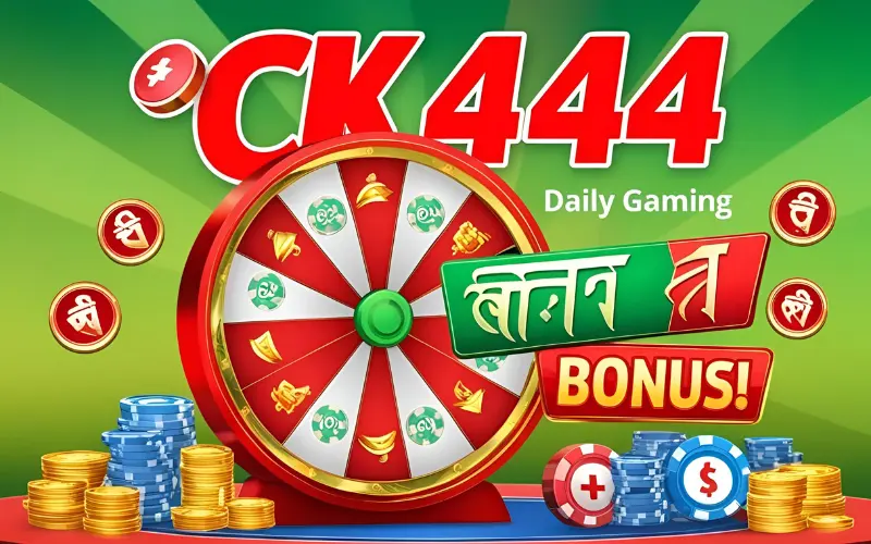 ck444-dhaka-daily-promos CK444 daily promo spins and rewards with Bengali style design