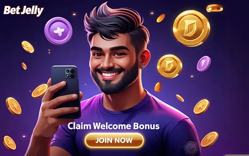 Player in Dhaka claiming Bet Jelly bonus on mobile