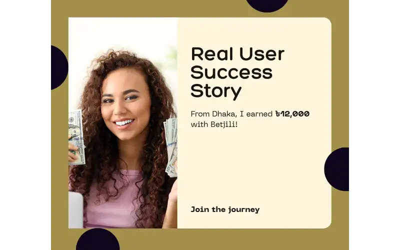 Testimonial of a Dhaka user earning from Betjili affiliate