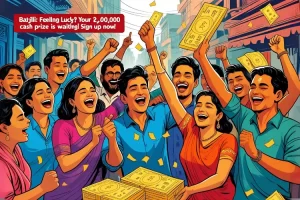 Batjili Join gaming site offers Dhaka players a chance to win ৳2,00,000 instantly.