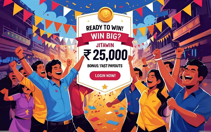 Jitawin Login Unlocks ₹25,000 Bonus & Big Jackpots Secure your ₹25,000 welcome bonus and jackpot chances with jitawin login.