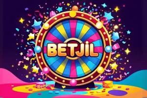 A player celebrating a big win on the Betjil casino game screen, with "Betjil" and “৳10 Lakh Jackpot” visibly shown on the slot interface.