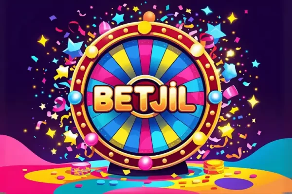A player celebrating a big win on the Betjil casino game screen, with "Betjil" and “৳10 Lakh Jackpot” visibly shown on the slot interface.